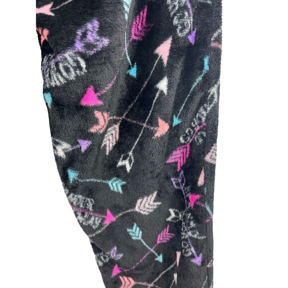 Warm & Snuggly Collection Soft Micro Plush Lounge Pajama Pants L BLK Arrows NWT - Picture 5 of 12